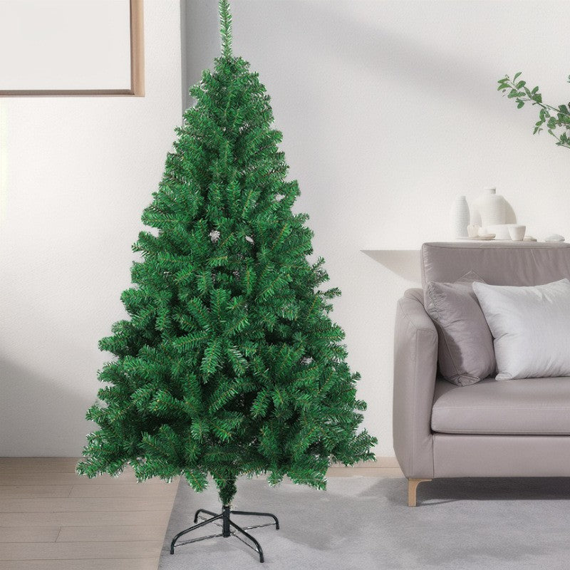 High Density PVC Artificial Christmas Tree – Durable Simulation Xmas Tree for Indoor Decor, Commercial & Residential Use