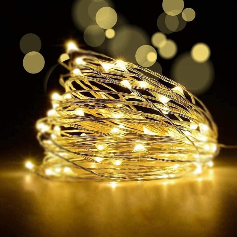 LED Copper Wire Light Strip with BatterWaterproof Twinkle String for Bubble Ball, Wedding Centerpiece, Party Decoration & Art Craft