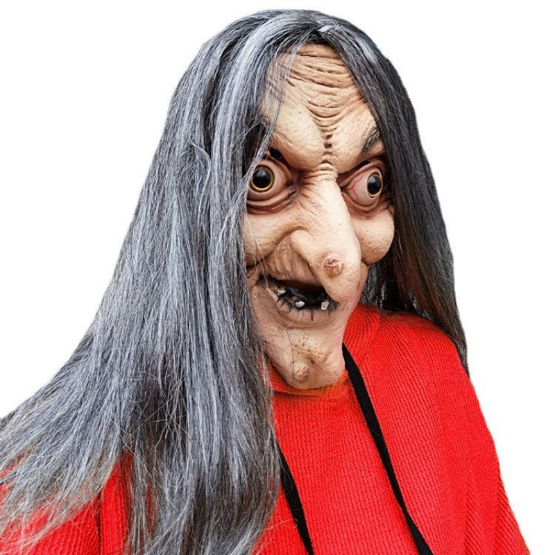 Halloween Monster Mask Set – Creepy Witch, Pirate & Ghoul Face Prop for Spooky Party, Haunted House Decoration