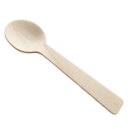 Wedding & Party Wooden Cutlery Set - Elegant Biodegradable Spoons, Forks, Knives