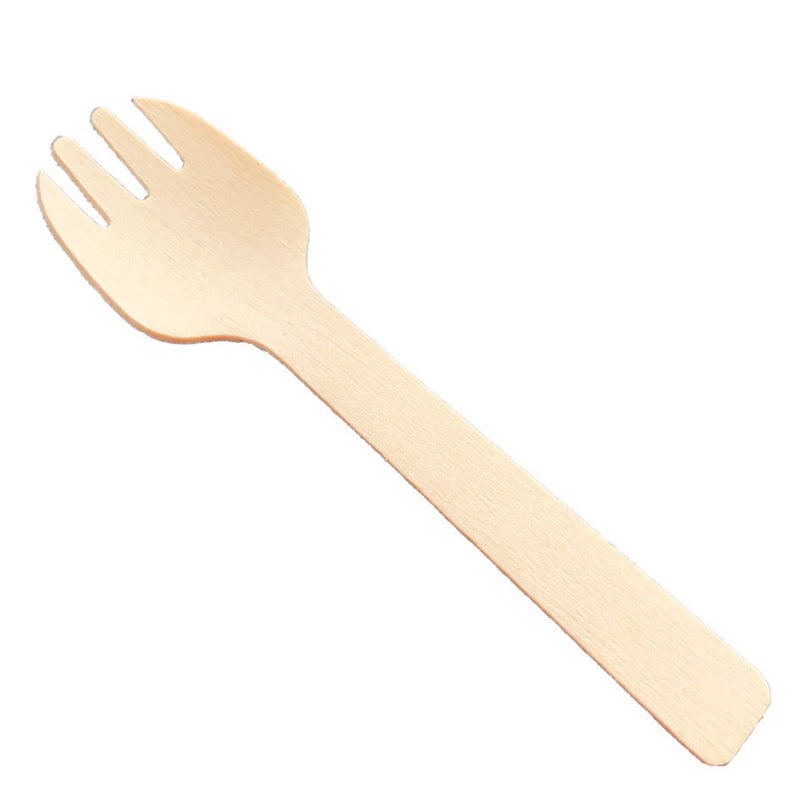 Wedding & Party Wooden Cutlery Set - Elegant Biodegradable Spoons, Forks, Knives