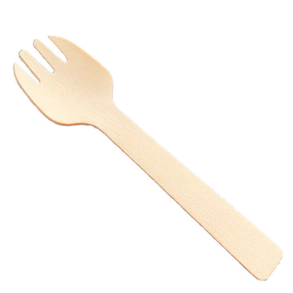 Wedding & Party Wooden Cutlery Set - Elegant Biodegradable Spoons, Forks, Knives