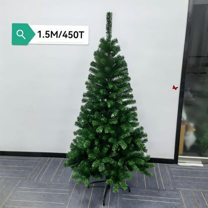 High Density PVC Artificial Christmas Tree – Durable Simulation Xmas Tree for Indoor Decor, Commercial & Residential Use