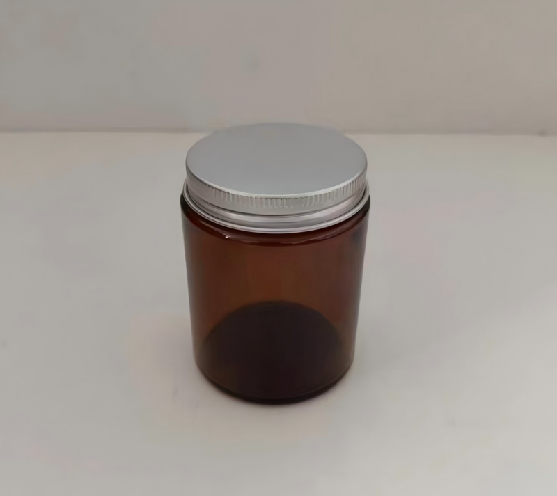 Amber & Clear Glass Candle Jars – Customizable for Scented Candles, Votive Holders & Aromatherapy