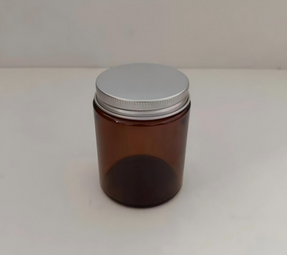 Amber & Clear Glass Candle Jars – Customizable for Scented Candles, Votive Holders & Aromatherapy