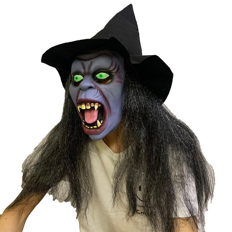 Halloween Monster Mask Set – Creepy Witch, Pirate & Ghoul Face Prop for Spooky Party, Haunted House Decoration