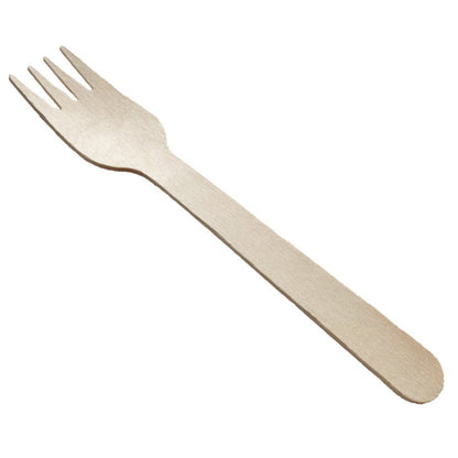 Wedding & Party Wooden Cutlery Set - Elegant Biodegradable Spoons, Forks, Knives