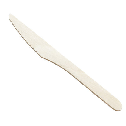 Wedding & Party Wooden Cutlery Set - Elegant Biodegradable Spoons, Forks, Knives