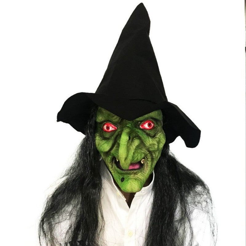 Halloween Monster Mask Set – Creepy Witch, Pirate & Ghoul Face Prop for Spooky Party, Haunted House Decoration