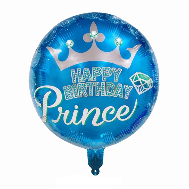 Wholesale Happy Birthday Aluminum Foil Balloons – 18 Inch Round Mylar Party Decoration Balloons for Birthday Celebration