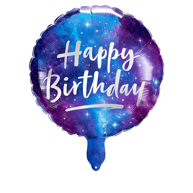 Wholesale Happy Birthday Aluminum Foil Balloons – 18 Inch Round Mylar Party Decoration Balloons for Birthday Celebration