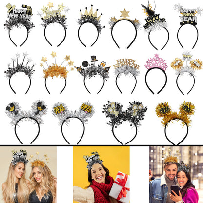 Assorted New Year party headbands, 22 styles