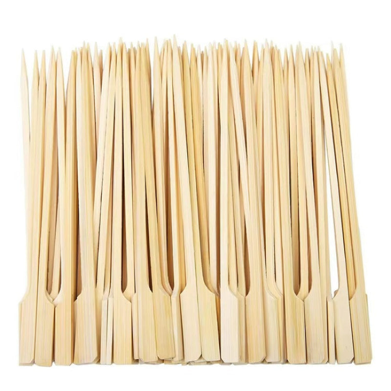 Japanese Teppo BBQ Skewers - Natural Bamboo Paddle Skewers for Yakitori & Grilling