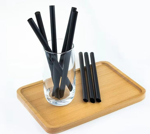 21cm Disposable Colorful Straight Plastic Drinking Straw Boba Milk Tea Straw