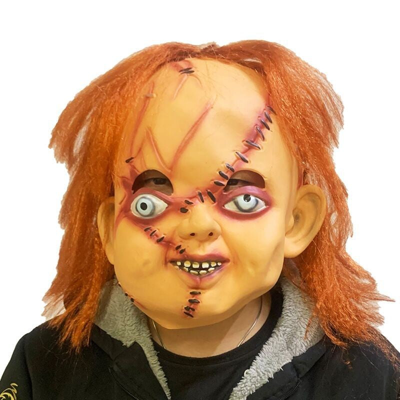 Halloween Monster Mask Set – Creepy Witch, Pirate & Ghoul Face Prop for Spooky Party, Haunted House Decoration