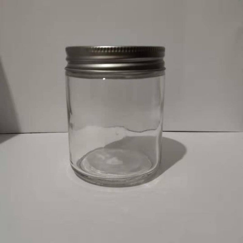 Amber & Clear Glass Candle Jars – Customizable for Scented Candles, Votive Holders & Aromatherapy