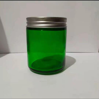 Amber & Clear Glass Candle Jars – Customizable for Scented Candles, Votive Holders & Aromatherapy
