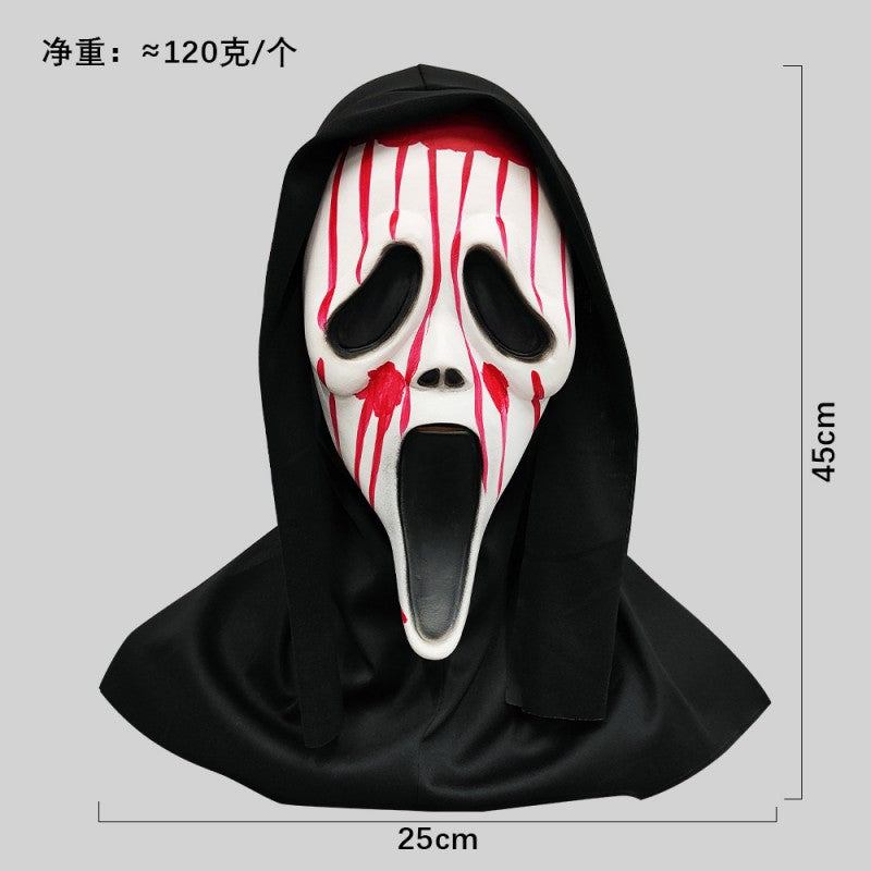 Halloween Monster Mask Set – Creepy Witch, Pirate & Ghoul Face Prop for Spooky Party, Haunted House Decoration