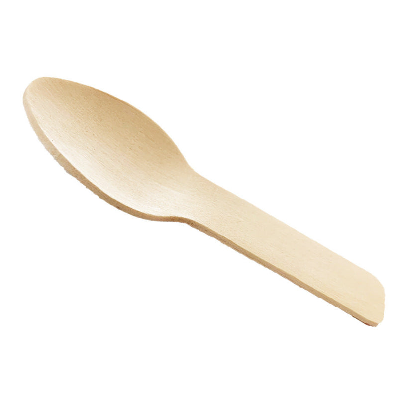 Wedding & Party Wooden Cutlery Set - Elegant Biodegradable Spoons, Forks, Knives