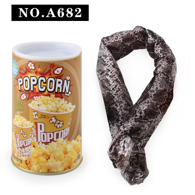 Prank Snake in a Pringles Can – Fake Jumping Serpent Toy for Halloween, Scary Practical Joke for Kids & Adults (A680-A685 Multiple Styles, Can Weight 86g-170g)
