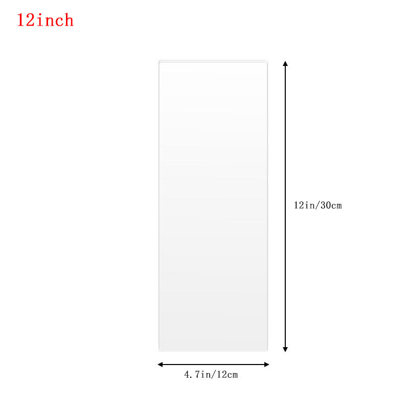 Acrylic cake edge scraper - 12-inch 30x12cm tall scraper specification
