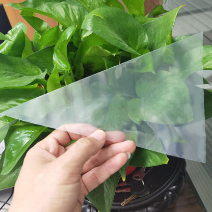 Disposable pastry piping bag - Film clarity and anti-burst stretch resistance test
