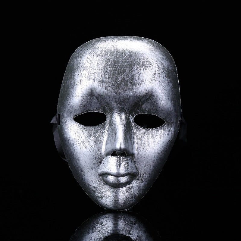 Venetian Vintage Mask for Halloween – Antique Carved Masquerade Mask, Adult & Child Party Prop for Fancy Dress Ball