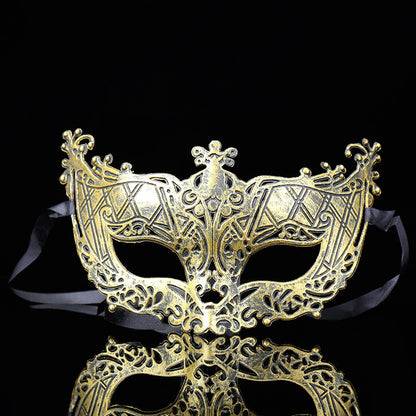 Venetian Vintage Mask for Halloween – Antique Carved Masquerade Mask, Adult & Child Party Prop for Fancy Dress Ball