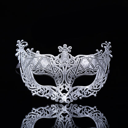 Venetian Vintage Mask for Halloween – Antique Carved Masquerade Mask, Adult & Child Party Prop for Fancy Dress Ball