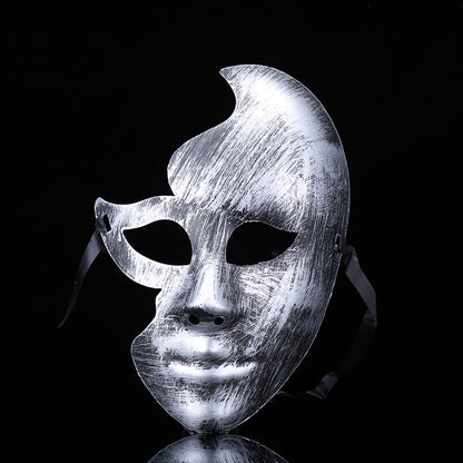 Venetian Vintage Mask for Halloween – Antique Carved Masquerade Mask, Adult & Child Party Prop for Fancy Dress Ball