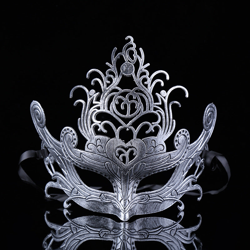 Venetian Vintage Mask for Halloween – Antique Carved Masquerade Mask, Adult & Child Party Prop for Fancy Dress Ball