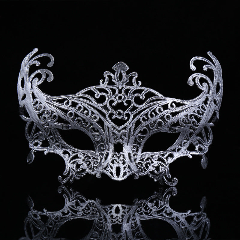 Venetian Vintage Mask for Halloween – Antique Carved Masquerade Mask, Adult & Child Party Prop for Fancy Dress Ball