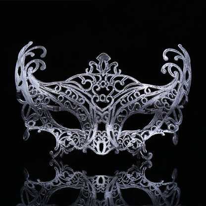 Venetian Vintage Mask for Halloween – Antique Carved Masquerade Mask, Adult & Child Party Prop for Fancy Dress Ball