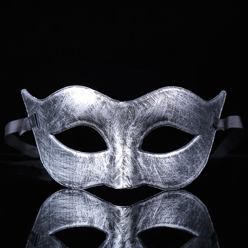 Venetian Vintage Mask for Halloween – Antique Carved Masquerade Mask, Adult & Child Party Prop for Fancy Dress Ball