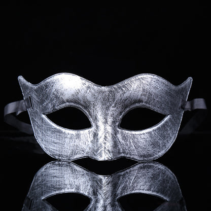 Venetian Vintage Mask for Halloween – Antique Carved Masquerade Mask, Adult & Child Party Prop for Fancy Dress Ball