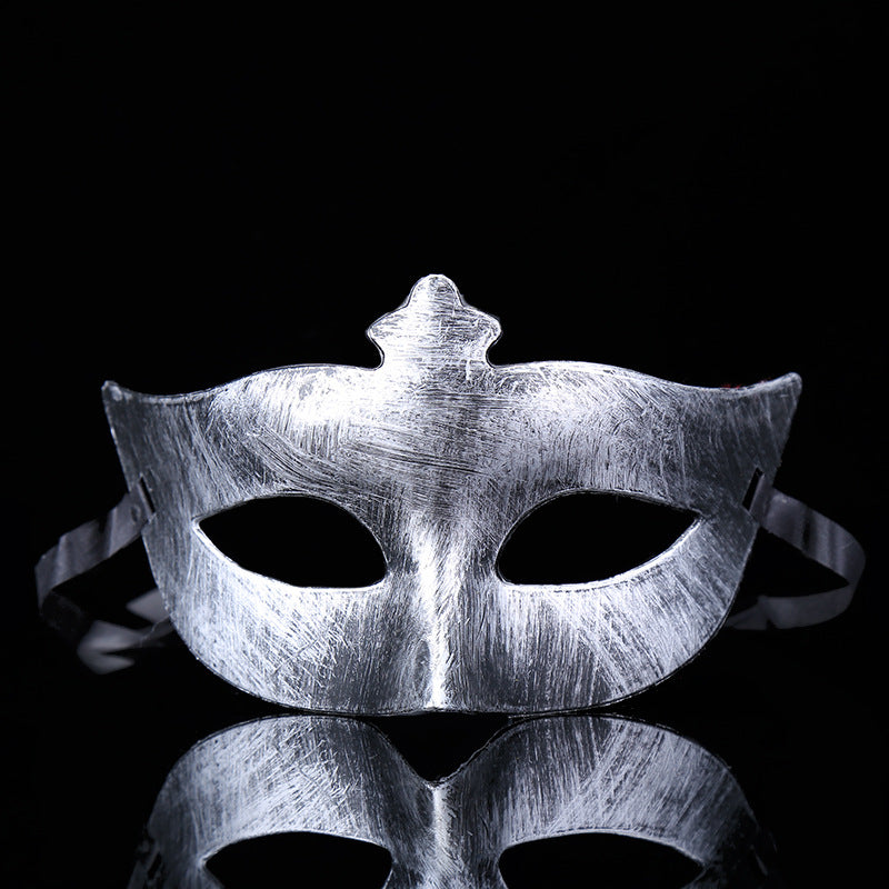 Venetian Vintage Mask for Halloween – Antique Carved Masquerade Mask, Adult & Child Party Prop for Fancy Dress Ball