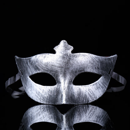Venetian Vintage Mask for Halloween – Antique Carved Masquerade Mask, Adult & Child Party Prop for Fancy Dress Ball