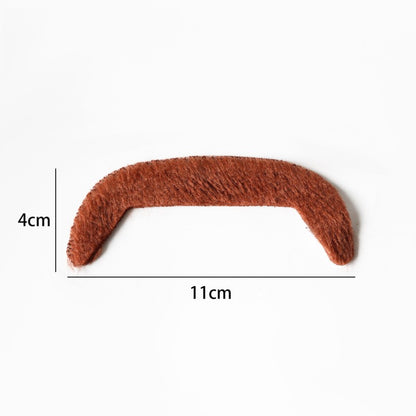 Halloween Fake Mustache & Beard Set – Costume Facial Hair for Adults, Funny Photo Booth Prop, Masquerade Party Supplies