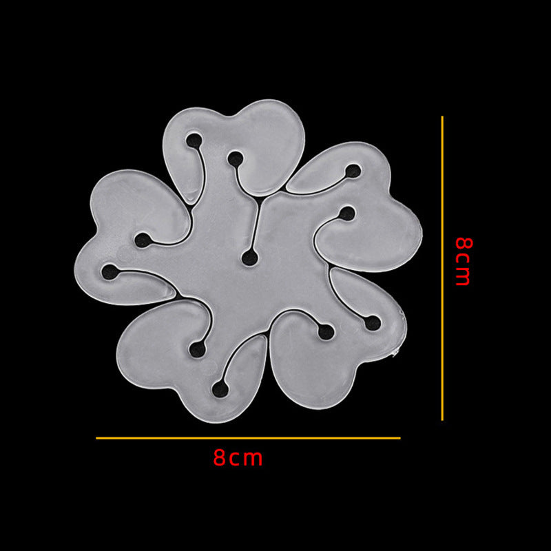 Balloon flower petal clips 8cm double layer 20-pack set