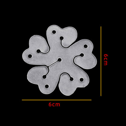 Balloon flower petal clips 6cm single layer 20-pack set