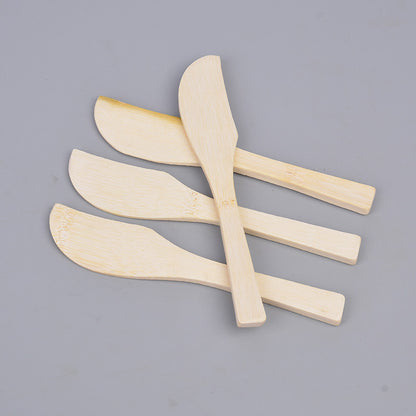 Dumpling filling spatula crossed arrangement mini wooden spreaders