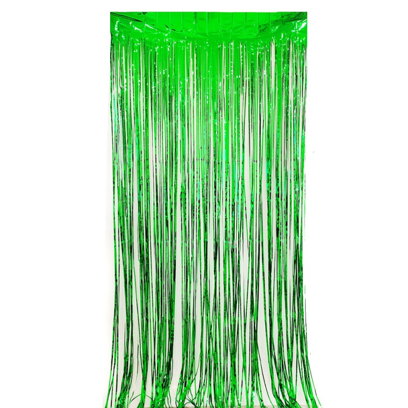 Shiny Tinsel Rain Curtain – Holographic Fringe Door Curtain for Birthday, Wedding & Outdoor Backdrop Decor