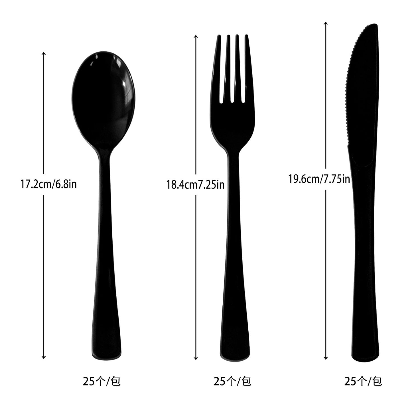 2026 Graduation Party Tableware Set | Disposable Plates, Napkins, Cutlery & Tablecloth | Black & Blue Theme