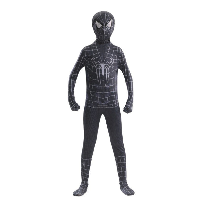 Spider-Man Far From Home Costume – Miles Morales Style Bodysuit for Men, Women, Boys & Girls, Halloween Superhero Outfit (Iron Spider/Amazing/No Way Home/Black/Symbiote/Spider-Gwen/Muscular/Black Panther, Sizes 100-190cm)