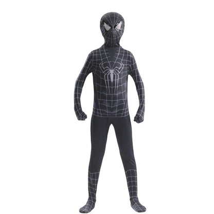 Spider-Man Far From Home Costume – Miles Morales Style Bodysuit for Men, Women, Boys & Girls, Halloween Superhero Outfit (Iron Spider/Amazing/No Way Home/Black/Symbiote/Spider-Gwen/Muscular/Black Panther, Sizes 100-190cm)