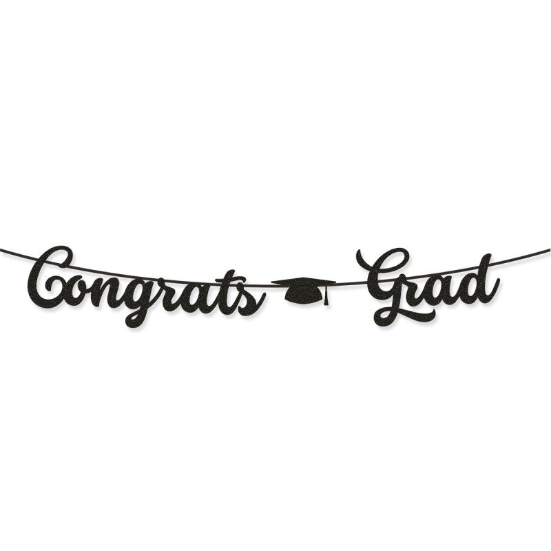 Graduation Party Banner & Garland | Mortarboard & Alphabet Bunting | Bulk Custom