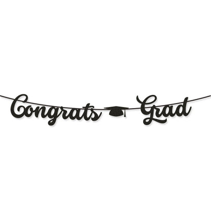 Graduation Party Banner & Garland | Mortarboard & Alphabet Bunting | Bulk Custom