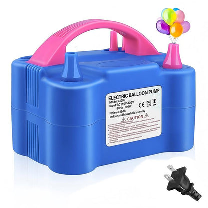 Dual Nozzle High Power Automatic Balloon Pump – Electric Air Inflator for Wedding, Party & Home Decoration