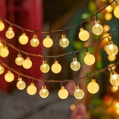 LED Christmas Light Set – Snowflake, Reindeer, Christmas Tree & Star Shapes for Outdoor Camping, Garden & Holiday Ambiance Decoration