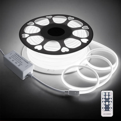COB LED strip light cool white spool with remote control
